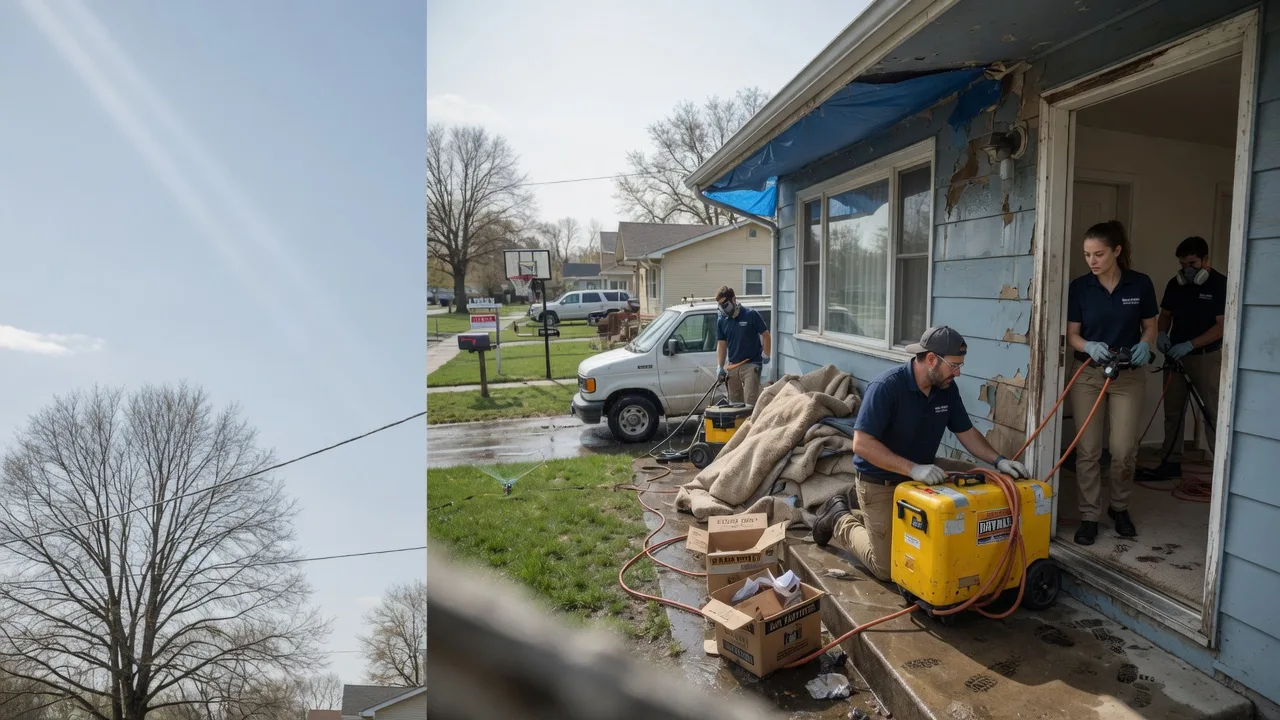 Basement Flood Cleanup in Yorktown, IA near me